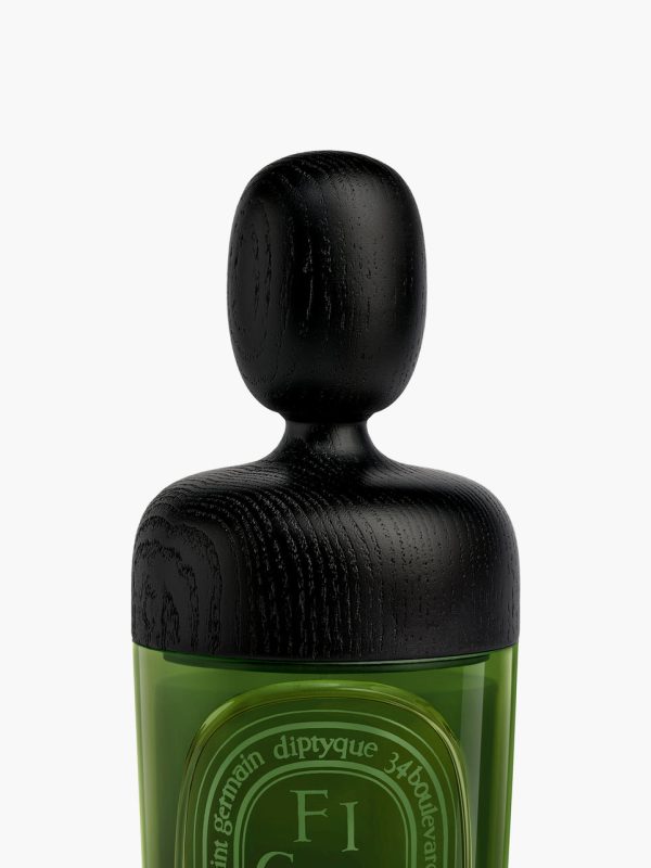 Black Volute lid - For medium candle
