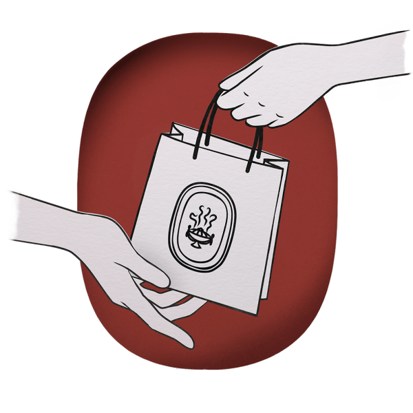 Pine cone lid - For classic candles
