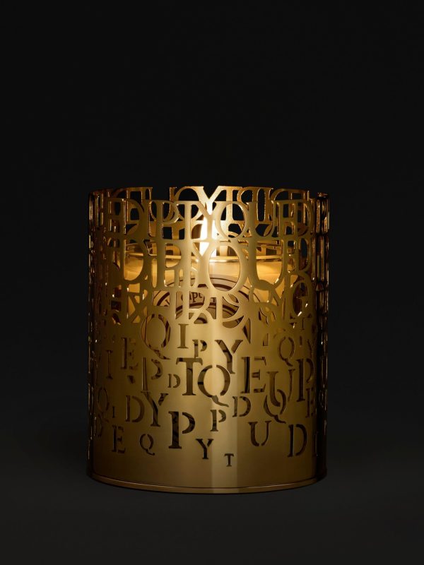 Alphabet candle holder - For classic candles