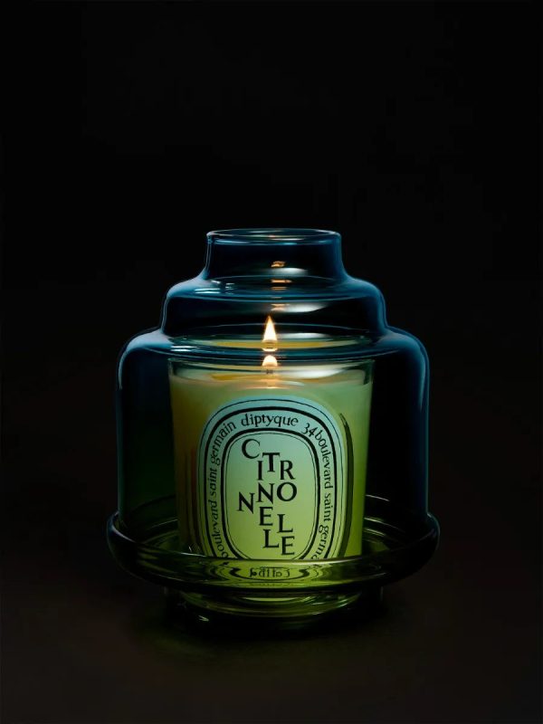 Water Garden Pyramid Candle Holder - For classic candles